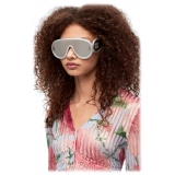 Loewe - Wave Mask Sunglasses - Silver - Loewe Eyewear