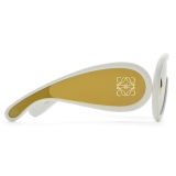 Loewe - Occhiali da Sole a Mascherina Wave - Avorio - Loewe Eyewear