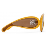 Loewe - Occhiali da Sole a Mascherina Wave - Giallo Terra - Loewe Eyewear