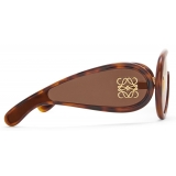 Loewe - Occhiali da Sole a Mascherina Wave - Havana - Loewe Eyewear