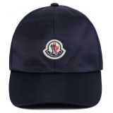 Moncler - Cappellino da Baseball Blu Navy - Moncler Exclusive Luxury Collection