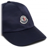 Moncler - Cappellino da Baseball Blu Navy - Moncler Exclusive Luxury Collection