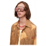 Loewe - Wave Mask Sunglasses - Khaki Green - Loewe Eyewear