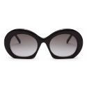 Loewe - Half Moon Sunglasses - Shiny Black - Loewe Eyewear