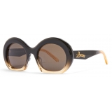 Loewe - Half Moon Sunglasses - Gradient Black/Beige - Loewe Eyewear