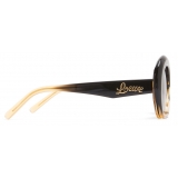 Loewe - Half Moon Sunglasses - Gradient Black/Beige - Loewe Eyewear