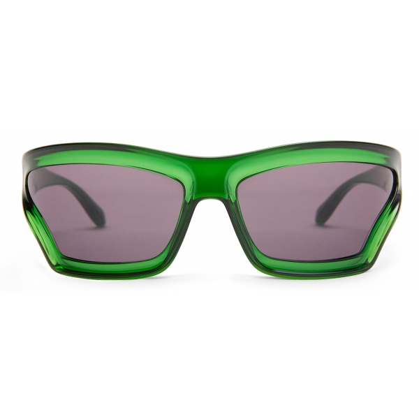 Loewe - Occhiali da Sole Arch Mask - Verde Trasparente - Loewe Eyewear