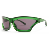 Loewe - Arch Mask Sunglasses - Transparent Green - Loewe Eyewear