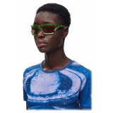 Loewe - Arch Mask Sunglasses - Transparent Green - Loewe Eyewear