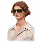 Loewe - Arch Mask Sunglasses - Transparent Green - Loewe Eyewear