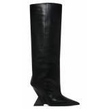 The Attico - Black Cheope Tube Boot - The Attico Exclusive Luxury Collection