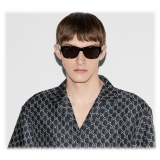 Gucci - Occhiale da Sole Rettangolare - Nero - Gucci Eyewear