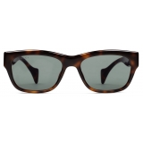 Gucci - Rectangular Sunglasses - Brown Tortoiseshell - Gucci Eyewear