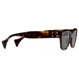 Gucci - Rectangular Sunglasses - Brown Tortoiseshell - Gucci Eyewear