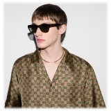 Gucci - Rectangular Sunglasses - Brown Tortoiseshell - Gucci Eyewear