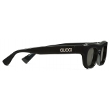 Gucci - Occhiale da Sole Rettangolare - Nero - Gucci Eyewear