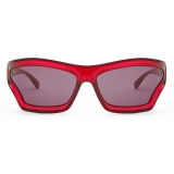 Loewe - Arch Mask Sunglasses - Shiny Red - Loewe Eyewear