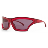 Loewe - Arch Mask Sunglasses - Shiny Red - Loewe Eyewear