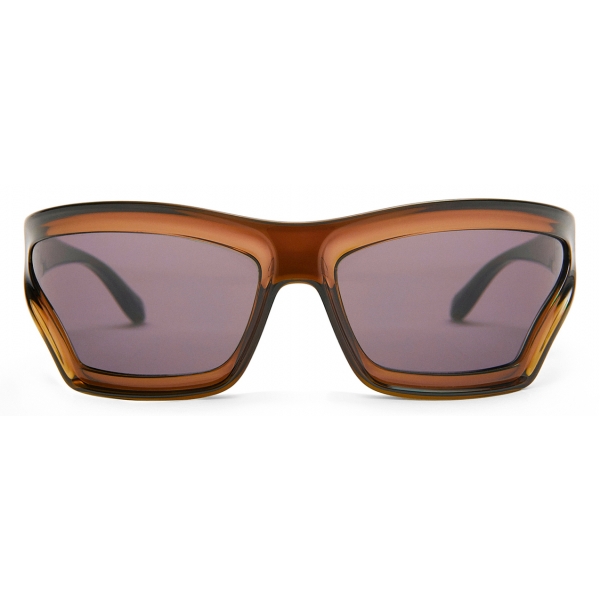 Loewe - Arch Mask Sunglasses - Transparent Brown - Loewe Eyewear