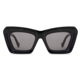 Loewe - Beveled Cateye Sunglasses - Black - Loewe Eyewear