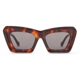 Loewe - Beveled Cateye Sunglasses - Havana - Loewe Eyewear