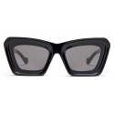 Loewe - Beveled Cateye Sunglasses - Black - Loewe Eyewear