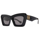 Loewe - Beveled Cateye Sunglasses - Black - Loewe Eyewear