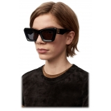 Loewe - Beveled Cateye Sunglasses - Black - Loewe Eyewear