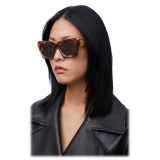 Loewe - Beveled Cateye Sunglasses - Havana - Loewe Eyewear