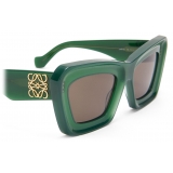 Loewe - Beveled Cateye Sunglasses - Shiny Opaline Green - Loewe Eyewear