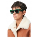 Loewe - Beveled Cateye Sunglasses - Shiny Opaline Green - Loewe Eyewear