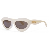 Loewe - Cateye Sunglasses in Acetate - Ivory/White - Loewe Eyewear