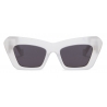 Loewe - Occhiali da Sole Cat-Eye in Acetato - Bianco Ghiaccio - Loewe Eyewear