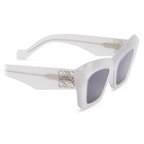 Loewe - Occhiali da Sole Cat-Eye in Acetato - Bianco Ghiaccio - Loewe Eyewear