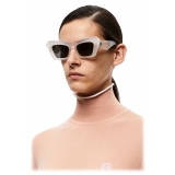 Loewe - Cateye Sunglasses in Acetate - Ice White - Loewe Eyewear