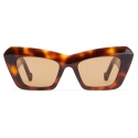 Loewe - Occhiali da Sole Cat-Eye in Acetato - Marrone Havana - Loewe Eyewear