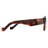 Loewe - Cateye Sunglasses in Acetate - Brown Havana - Loewe Eyewear