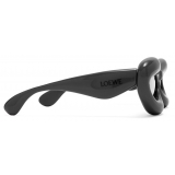 Loewe - Inflated Cateye Sunglasses in Nylon - Black - Loewe Eyewear