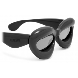 Loewe - Inflated Cateye Sunglasses in Nylon - Black - Loewe Eyewear