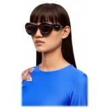 Loewe - Inflated Cateye Sunglasses in Nylon - Havana - Loewe Eyewear