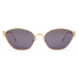 Loewe - Anagram Hexagonal Sunglasses - Smoke/Moka - Loewe Eyewear