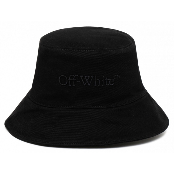 Off-White - Black Denim Bucket Hat - Exclusive Luxury Collection