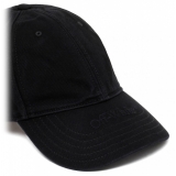 Off-White - Cappellino da Baseball in Denim Nero - Exclusive Luxury Collection