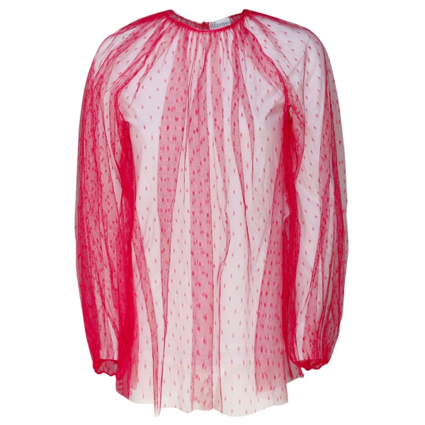 Valentino - Point D'Esprit Tulle Top - Valentino Exclusive Luxury Collection