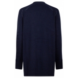 Chloé - Cardigan Blu Navy - Chloé Exclusive Luxury Collection