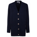 Chloé - Cardigan Blu Navy - Chloé Exclusive Luxury Collection