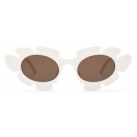 Loewe - Flower Sunglasses - Ivory - Loewe Eyewear