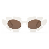 Loewe - Flower Sunglasses - Ivory - Loewe Eyewear