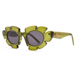 Loewe - Flower Sunglasses - Cactus Green - Loewe Eyewear