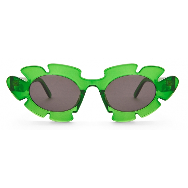 Loewe - Flower Sunglasses - Transparent Green - Loewe Eyewear